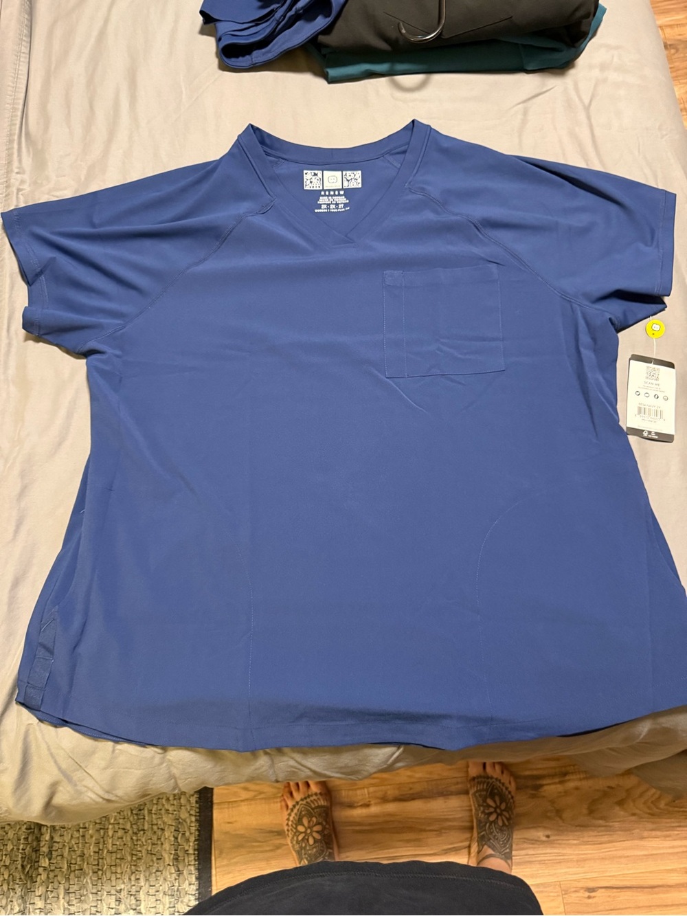 Women’s WonderWink Scrub set in Navy Blue